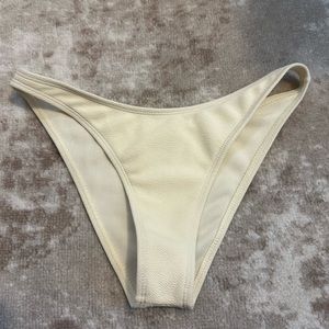 Zaful cream bikini bottom